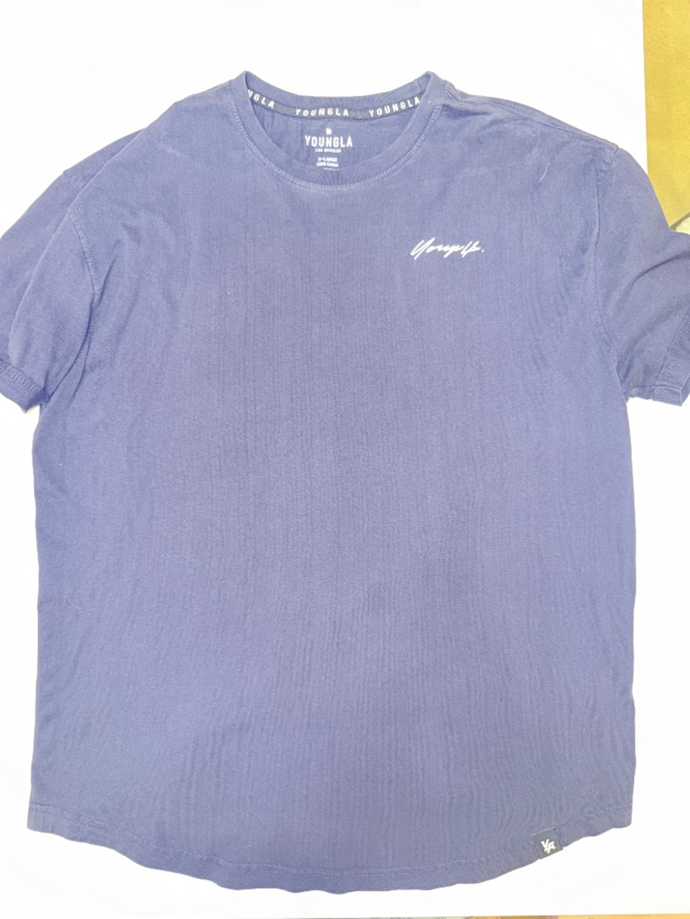YoungLA A Rose For A Rose T-Shirt Blue Men’s XL